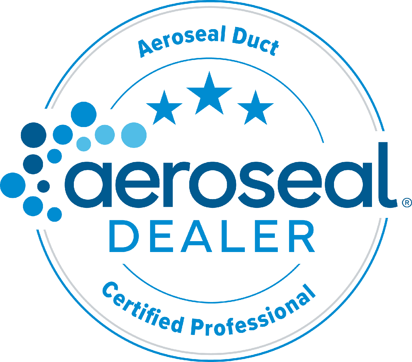 Authorized Aeroseal duct dealer badge