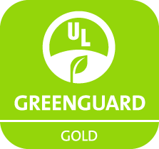 GREENGUARD Gold certification graphic associated with Aeroseal materials