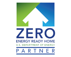 Zero Energy Ready Home logo included in Aeroseal branding assets