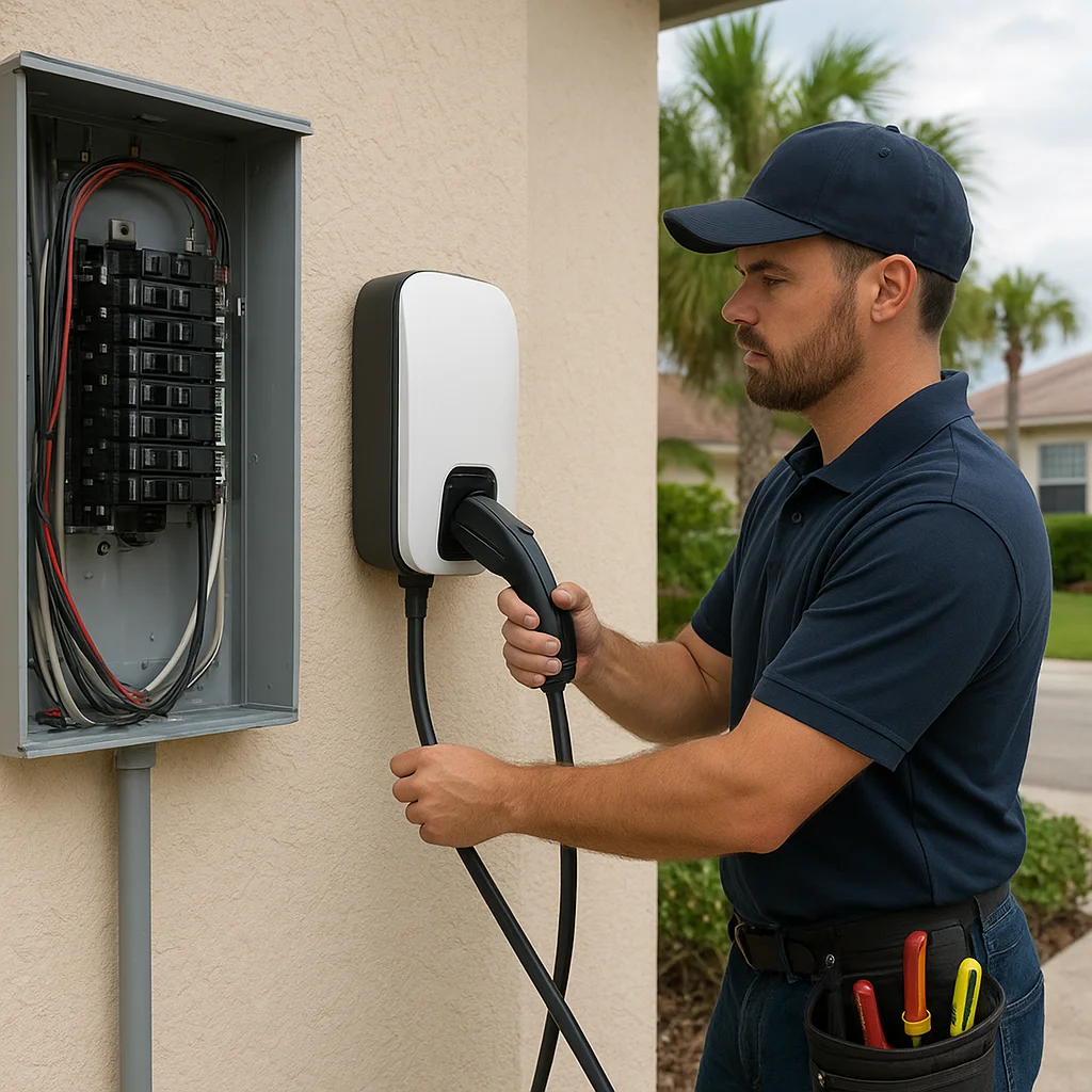 EV Charger Installation in Lower Grand Lagoon Homes: Panels, Wiring, and Coastal Weather article image
