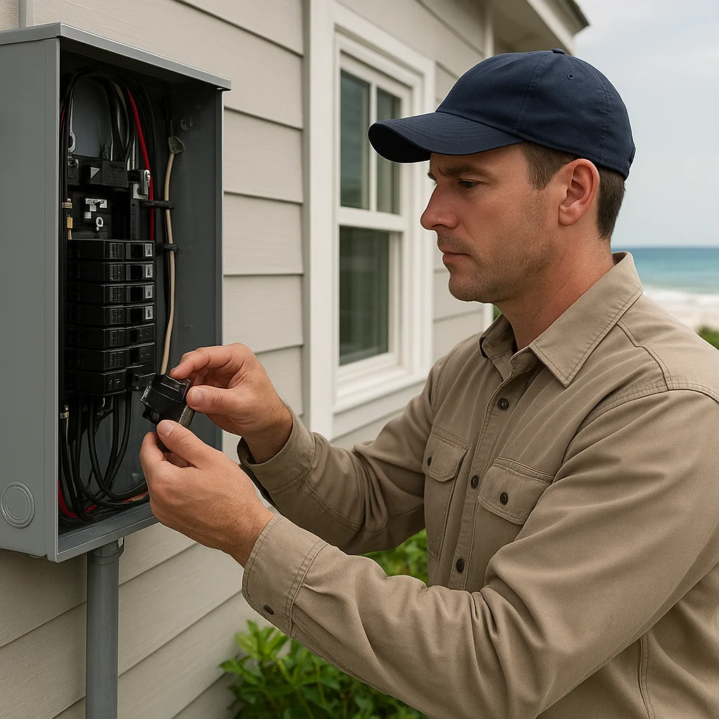 Outdoor Landscape Lighting in Seagrove Beach: Safer Circuits, Smarter Panels, and Coastal Durability for Homeowners article image