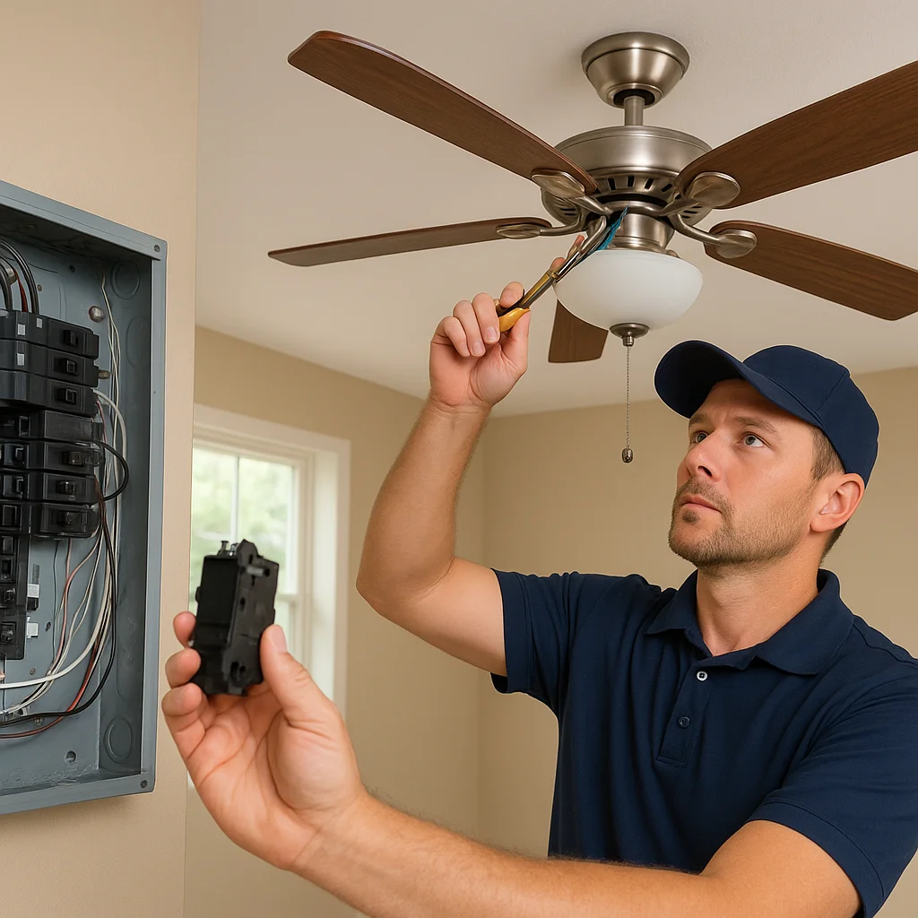 Ceiling Fan Problems That Can Raise Fire and Shock Risks in Camp Creek Homes article image