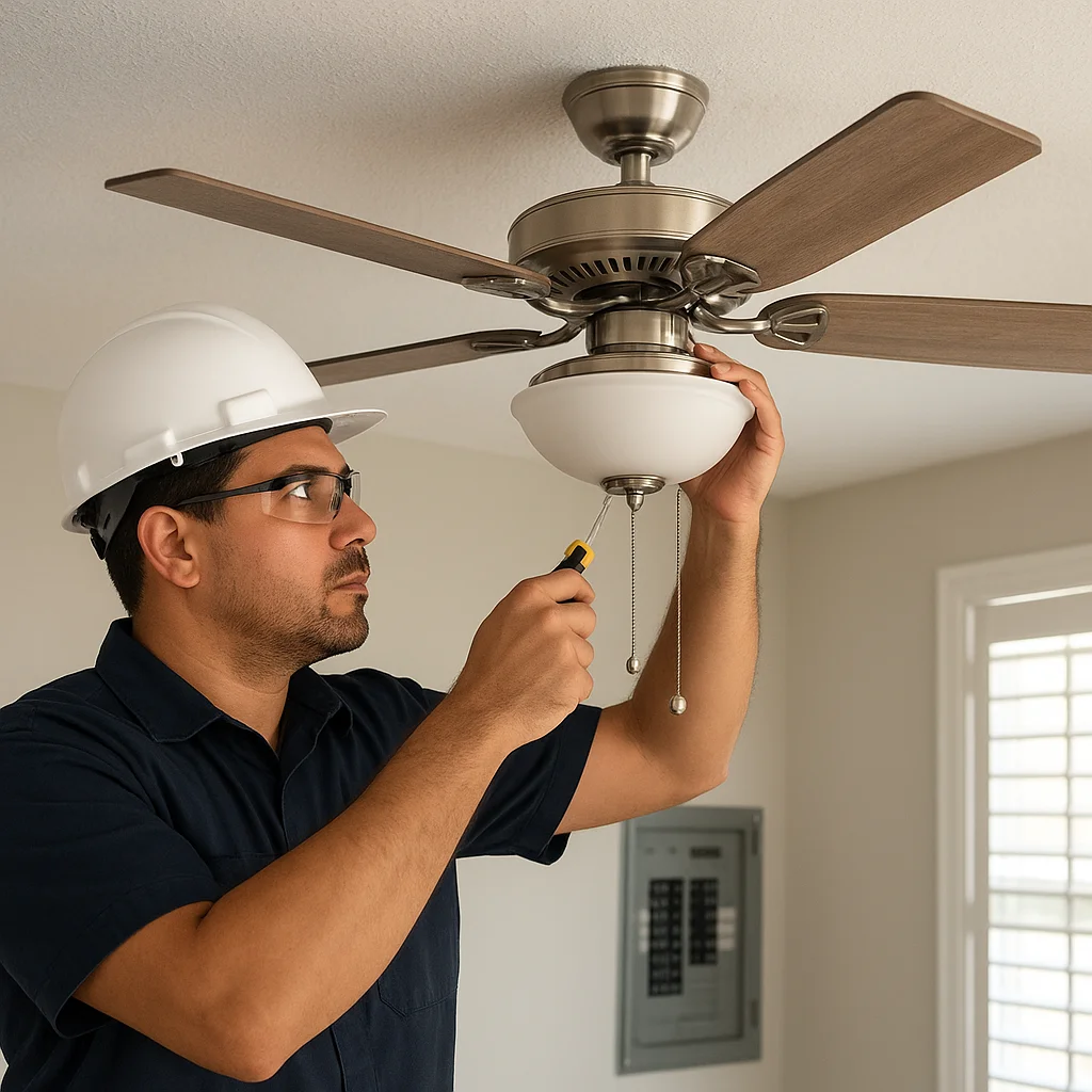 How Panama City Homeowners Can Keep Ceiling Fan Repairs from Turning into Electrical Emergencies
