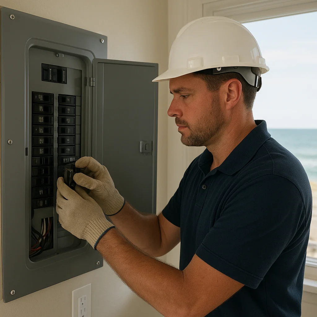 Smart AV Wiring in Seaside Homes: Planning for Coastal Weather, Storms, and Early Electrical Warning Signs article image