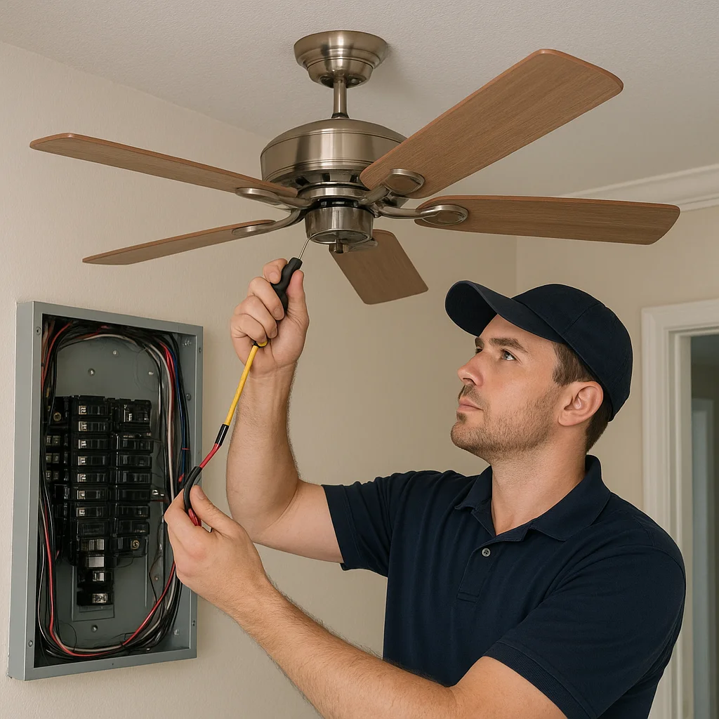 Electrical Safety Clues Around Ceiling Fan Installation in Crestview Homes