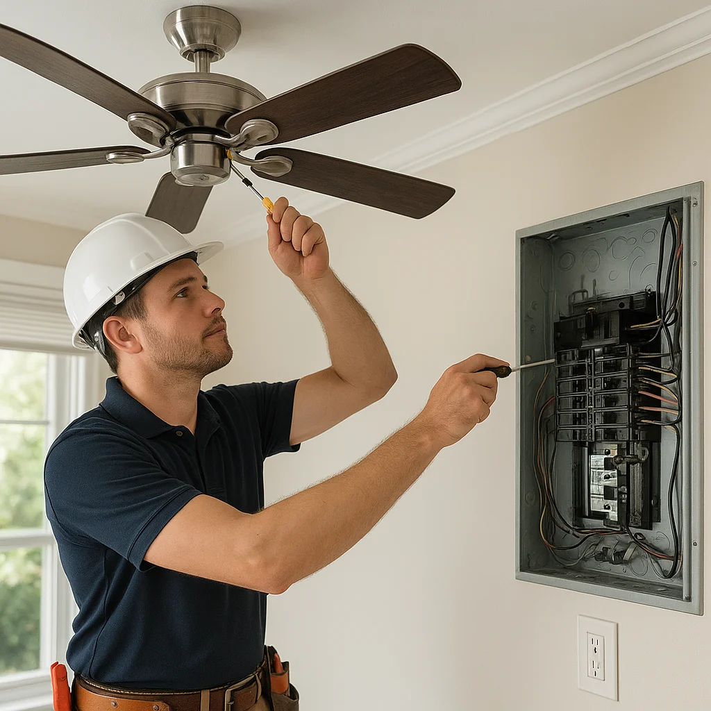 Ceiling Fan Service in Rosemary Beach: Smarter Electrical Maintenance for Coastal Homes article image