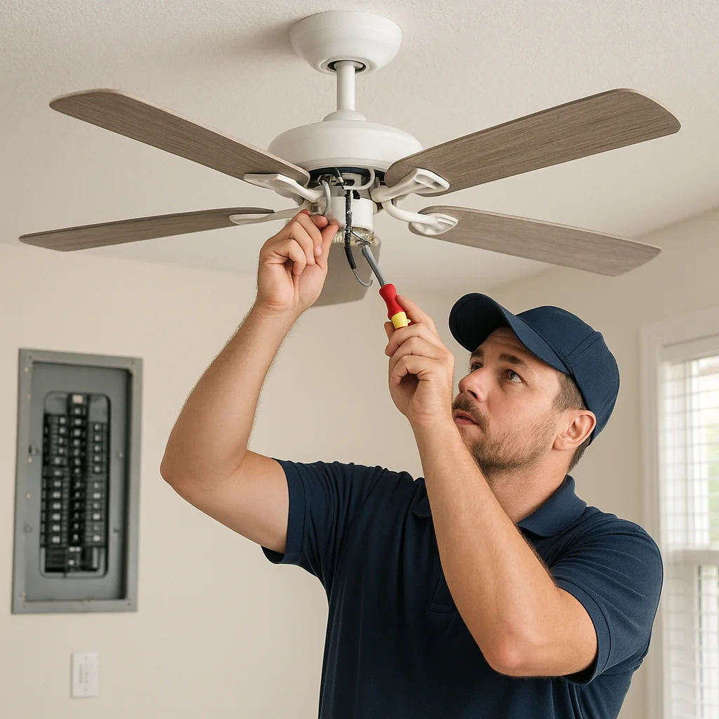 Why a Ceiling Fan Upgrade Can Reveal Bigger Electrical Needs in Miramar Beach Homes article image