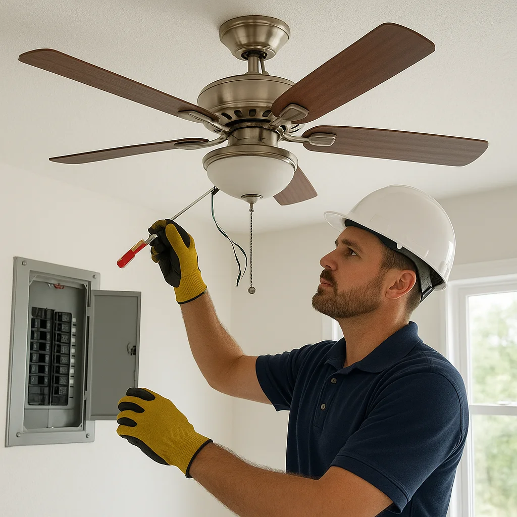 Smart Ceiling Fan Electrical Planning for Panama City Beach Homes Facing Coastal Weather article image