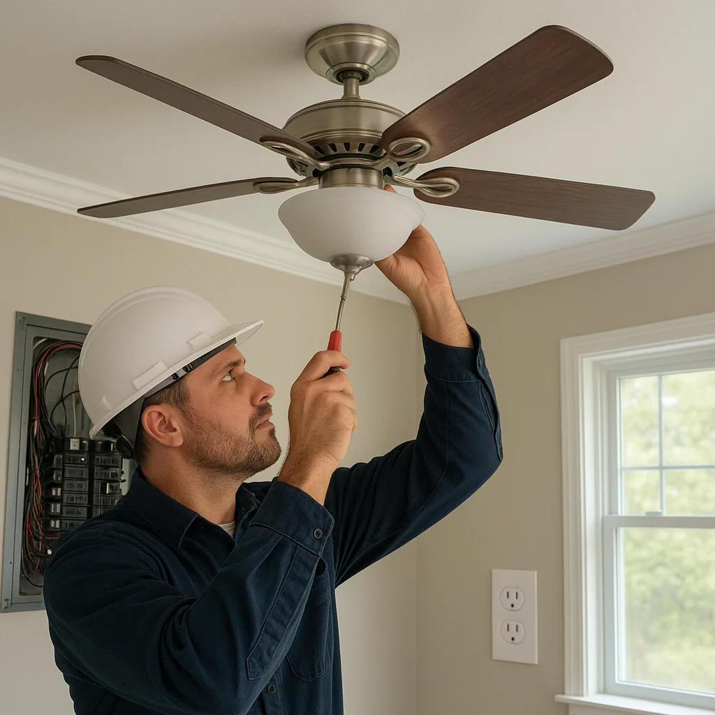 A Practical Freeport Guide to Ceiling Fan Installation and the Electrical Problems It Can Reveal