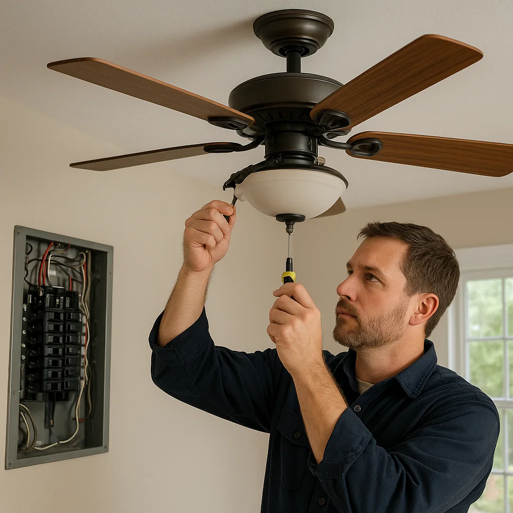 How Electrical Wear and Tear Shapes Ceiling Fan Installation in Freeport Homes article image