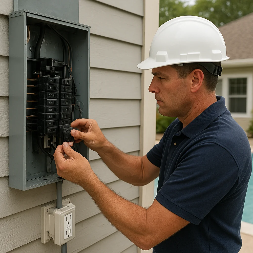 How Coastal Wear and Tear Changes Pool, Spa, and Hot Tub Wiring in Freeport Homes - Electrical article image