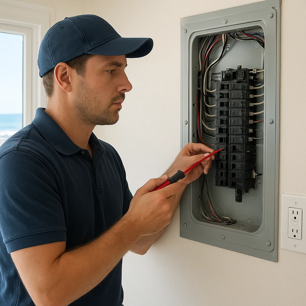 Keeping Seaside Homes Powered Safely With the Right Electrical Panel Upgrade - Electrical article image