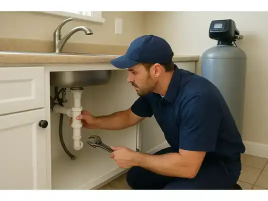 A Practical Guide to Water Softening in Bluewater Bay and the Plumbing Problems It Helps Catch Early article image