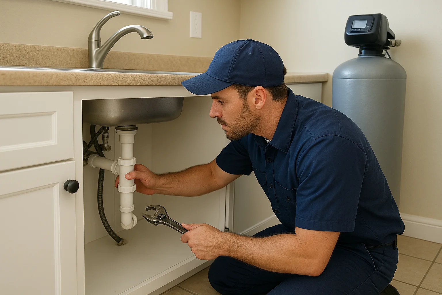 A Practical Guide to Water Softening in Bluewater Bay and the Plumbing Problems It Helps Catch Early