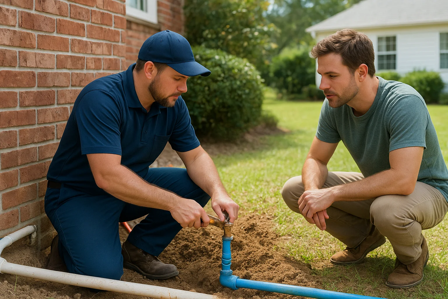 Keeping Water Line Repairs on Track in Santa Rosa Beach