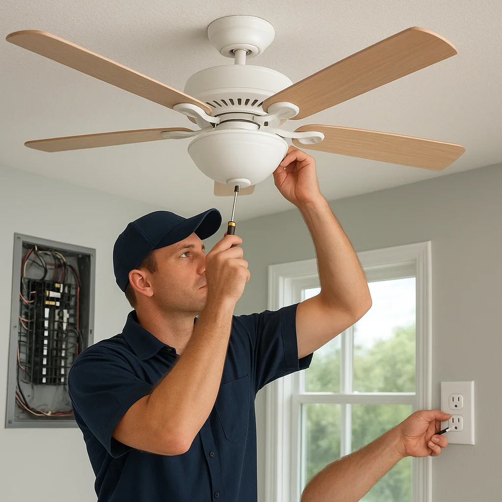 Why preventive electrical service matters for ceiling fans in Shalimar's coastal weather