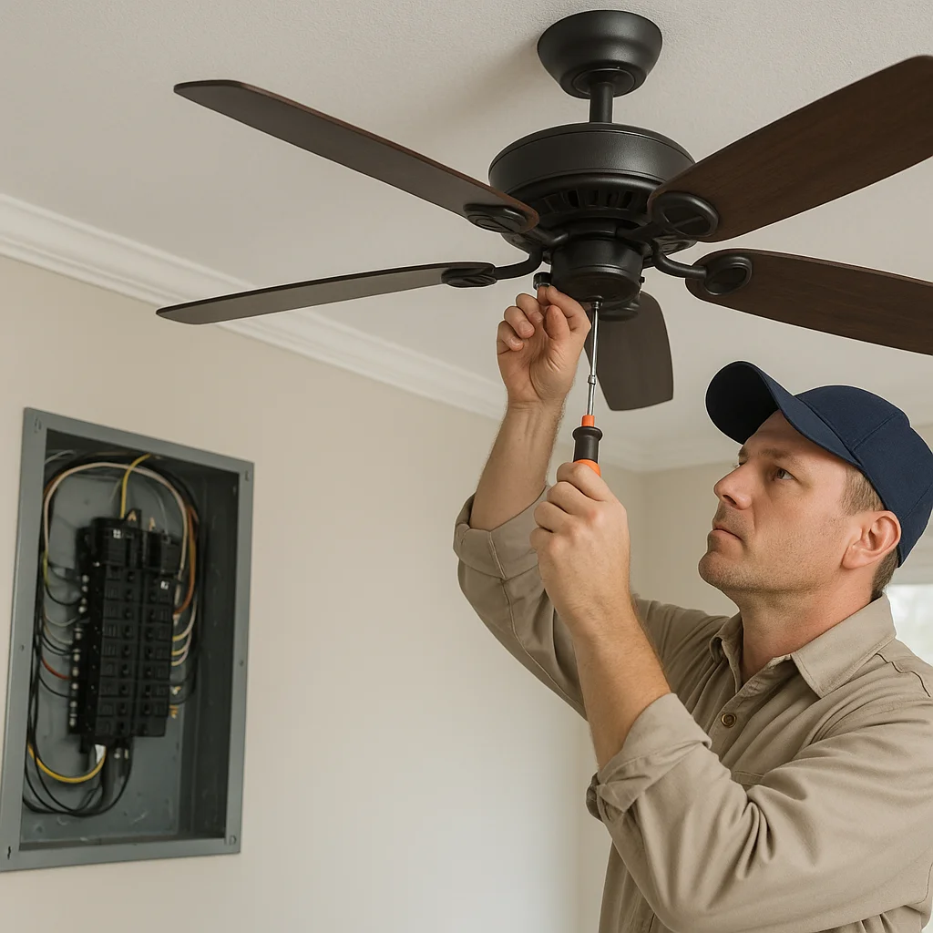 How Electrical Wear and Tear Changes the Way Crestview Homes Handle Ceiling Fans