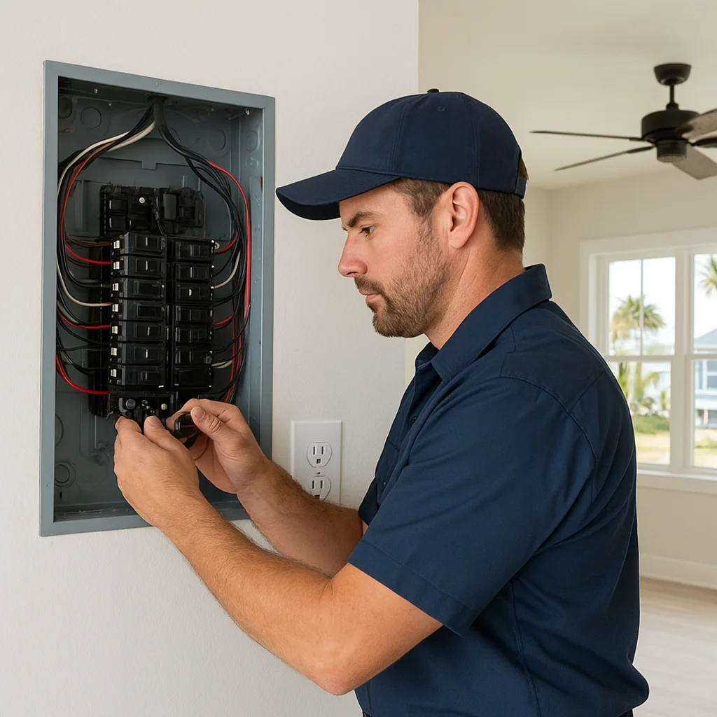Lighting and Fixtures in Grayton Beach: How Coastal Homes Catch Electrical Problems Early