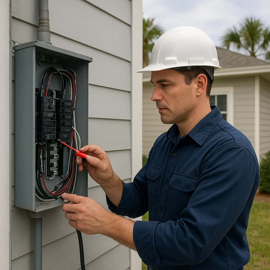 Smart electrical planning for coastal weather in Cinco Bayou