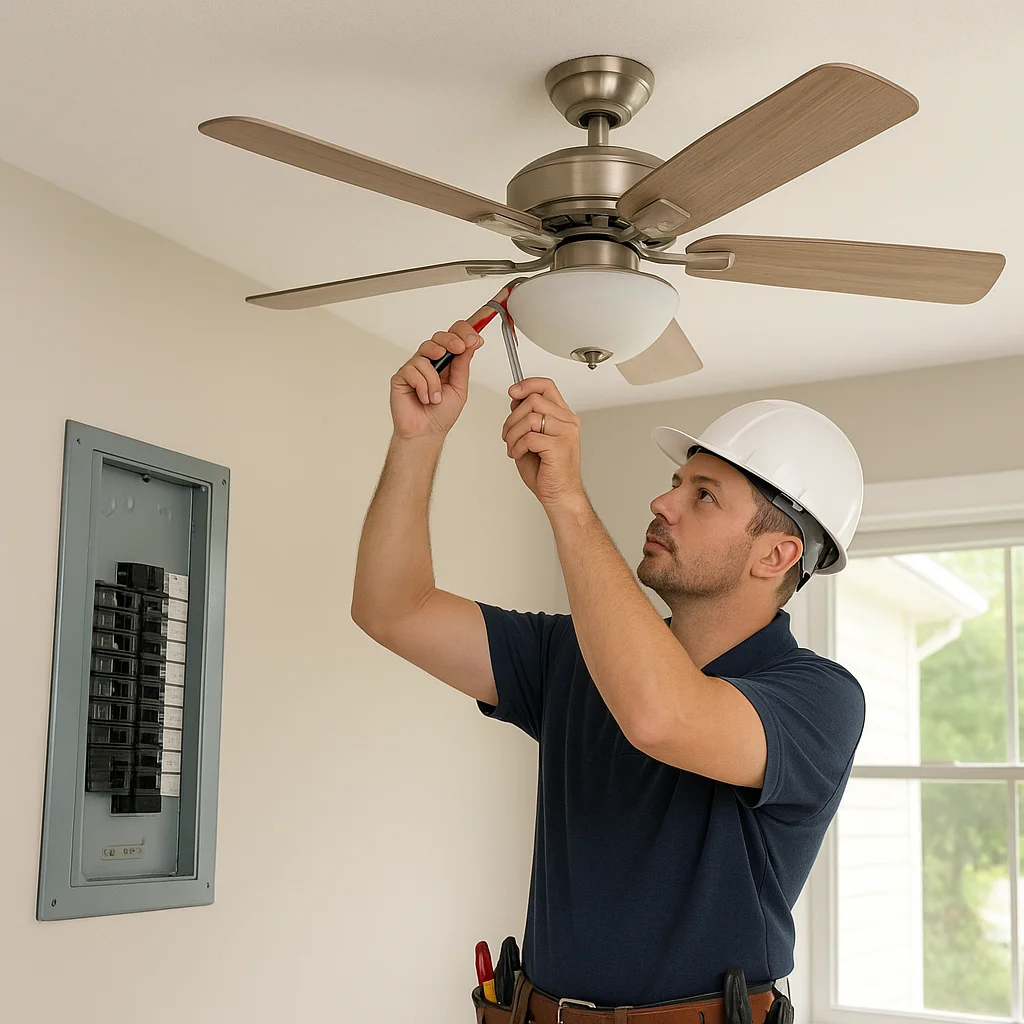 Safer Power in Inlet Beach Starts at the Ceiling Fan
