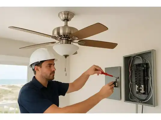 Keeping Seaside Homes Powered Safely With Professional Ceiling Fan Services