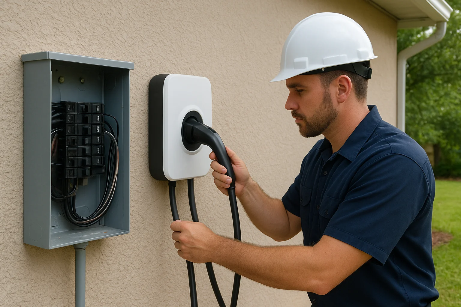 Electrical maintenance that makes EV charger installation easier in Hammock Bay
