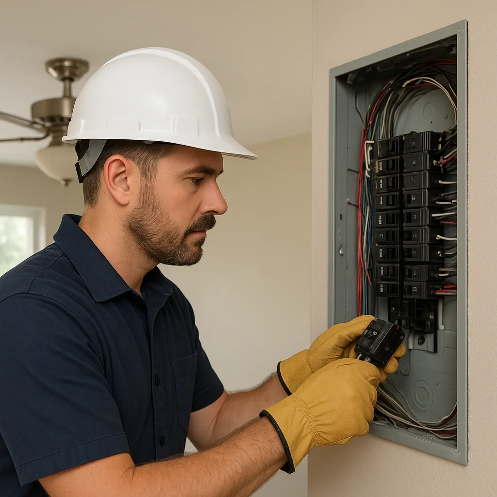 Ceiling Fan Service in Cinco Bayou: A Small Upgrade That Helps Protect Panels, Wiring, and Circuits
