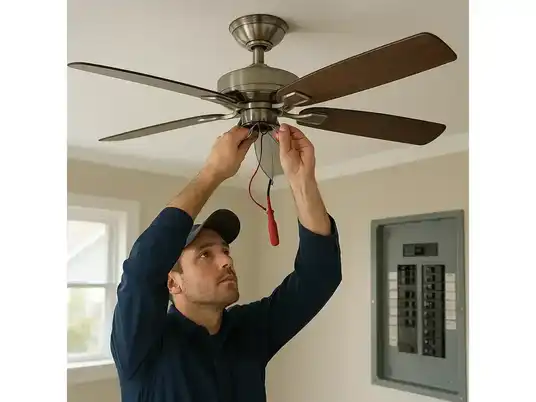 How ceiling fan services support safer, steadier home power in Ocean City