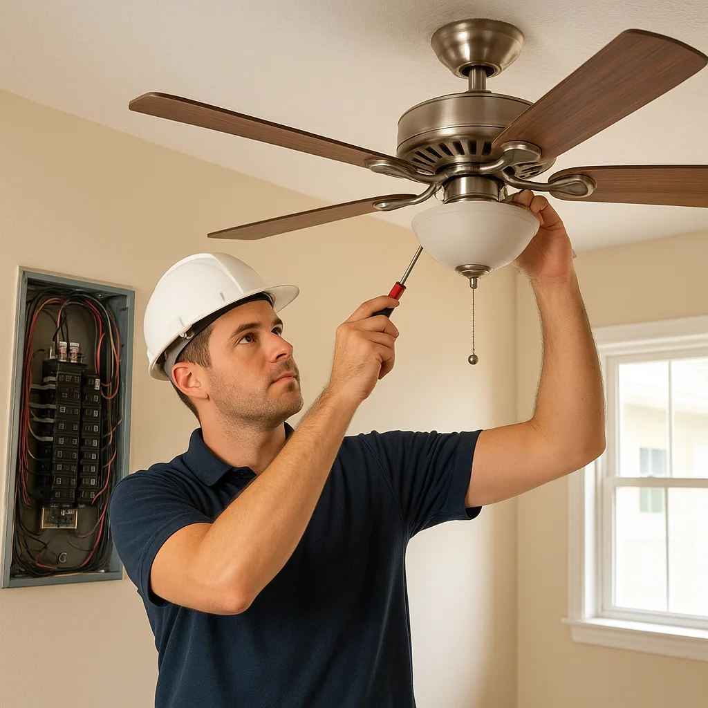 What Ocean City Homeowners Should Know Before Scheduling Ceiling Fan Service