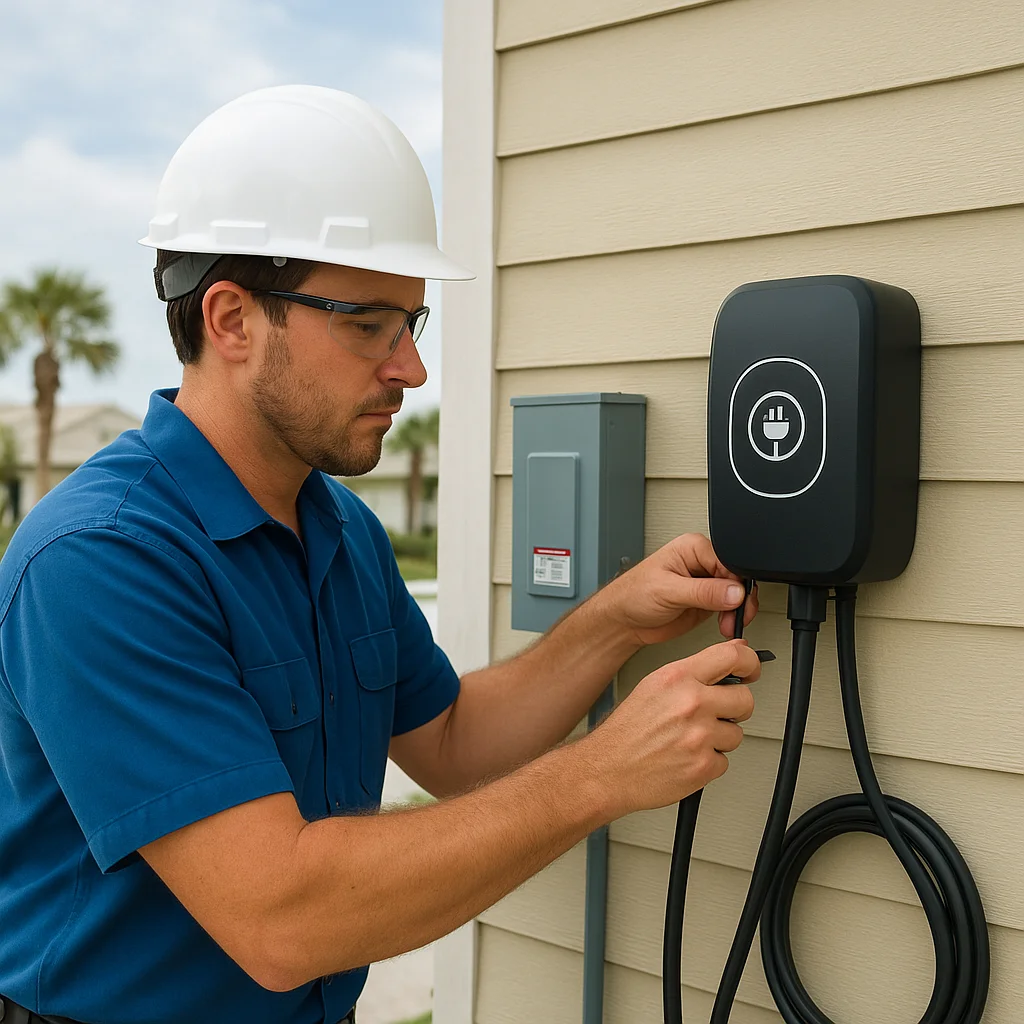 How Destin Homeowners Can Prepare for EV Charger Installation in Coastal Weather