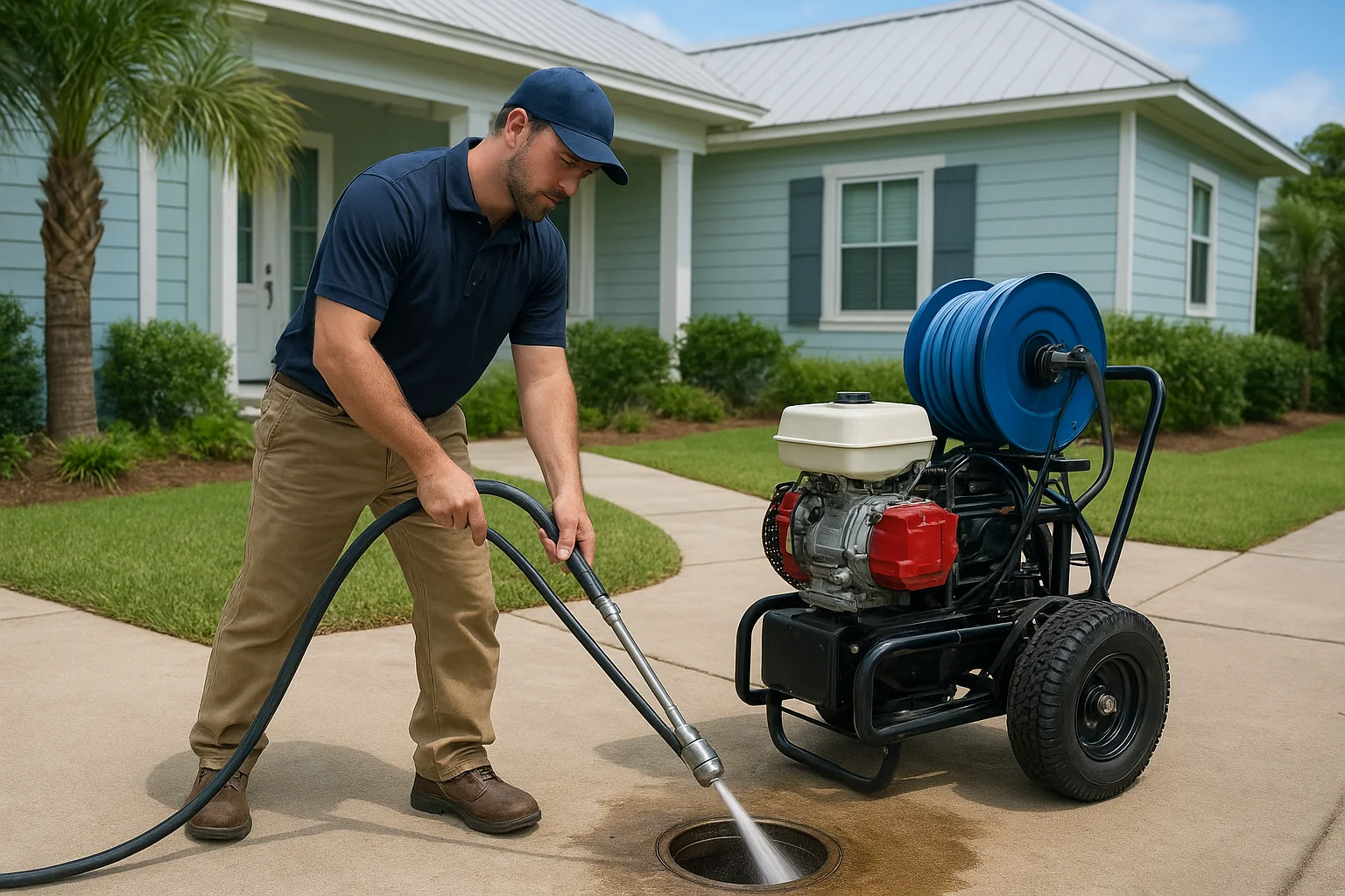 Hydro Jetting in Rosemary Beach: Keeping Drain Lines Clear in a Coastal Climate