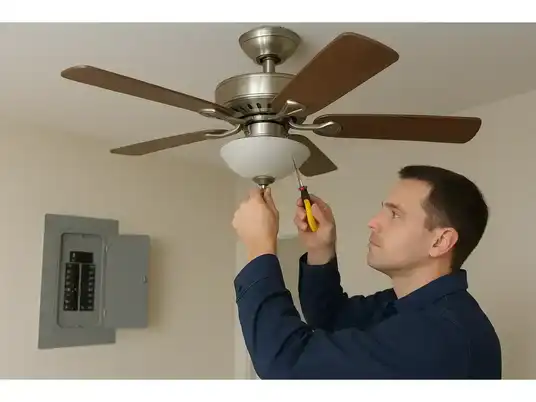 Ceiling Fans in Springfield Homes: Safer Wiring, Better Airflow, and Fewer Electrical Surprises article image