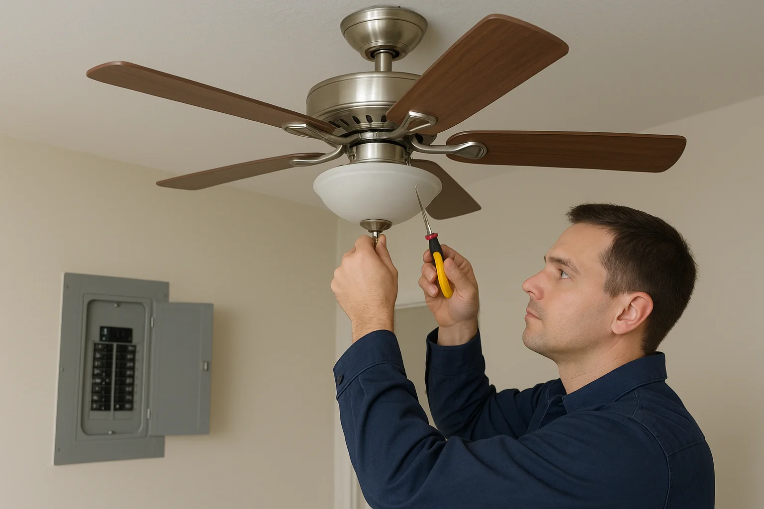 Ceiling Fans in Springfield Homes: Safer Wiring, Better Airflow, and Fewer Electrical Surprises