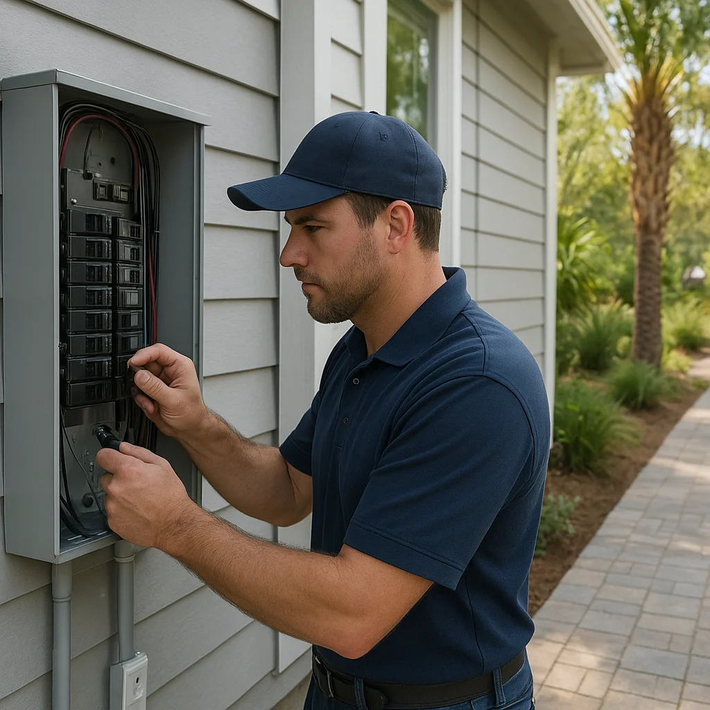Outdoor Landscape Lighting and the Electrical Details Blue Mountain Beach Homes Depend On
