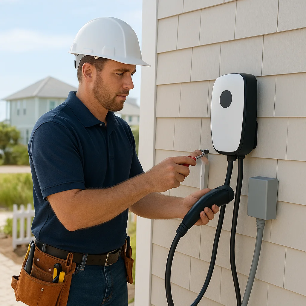 Keeping EV Charger Installations Calm and Code Ready in Seaside