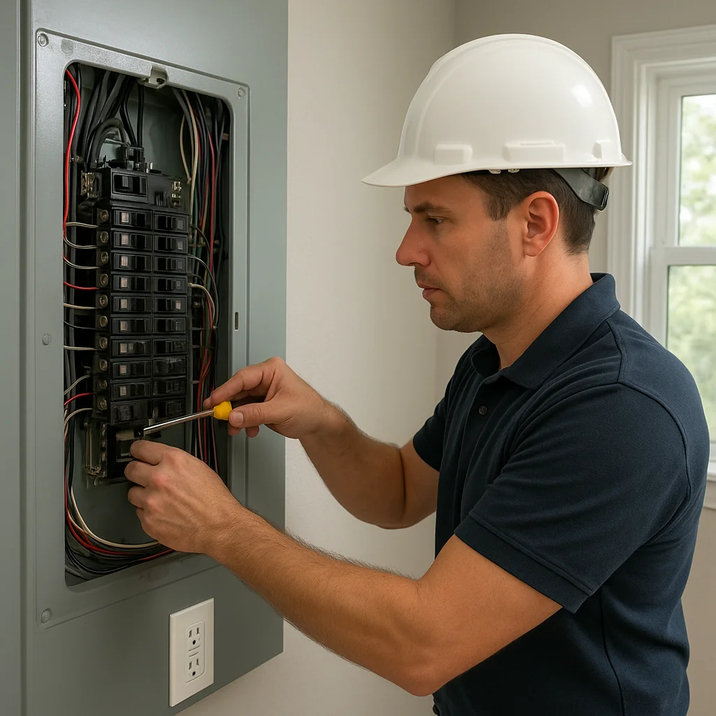 Preventive Electrical Service and Cleaner Data Network Cabling in Upper Grand Lagoon Homes