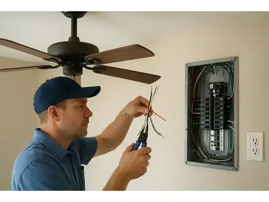Ceiling Fan Wiring in Laguna Beach Homes: A Practical Look at Panels, Outlets, and Repairs