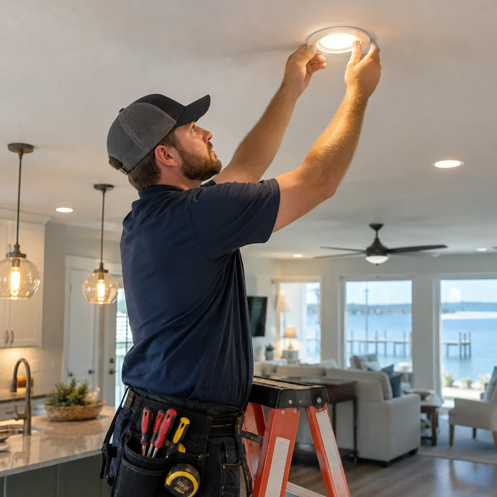 Better Light Starts Behind the Walls in Mary Esther Homes related article image from A Superior Mechanical