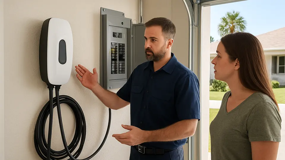 Level 2 EV Charger Panel Capacity in Lynn Haven