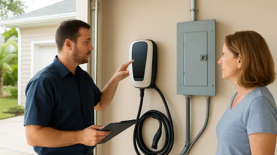 Level 2 EV Charger Panel Capacity in Panama City Beach