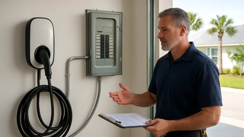 Level 2 EV Charger Panel Capacity in Parker