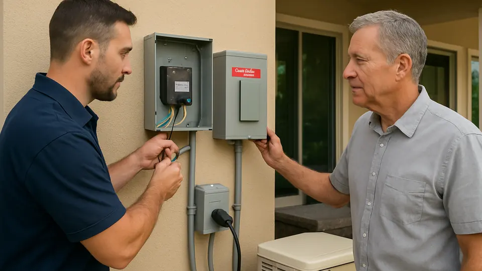 Hurricane Electrical Checklist in Upper Grand Lagoon