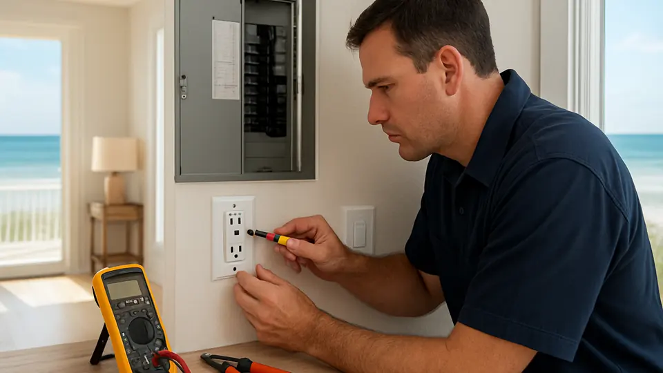 Vacation-Rental Electrical Problems in Blue Mountain Beach
