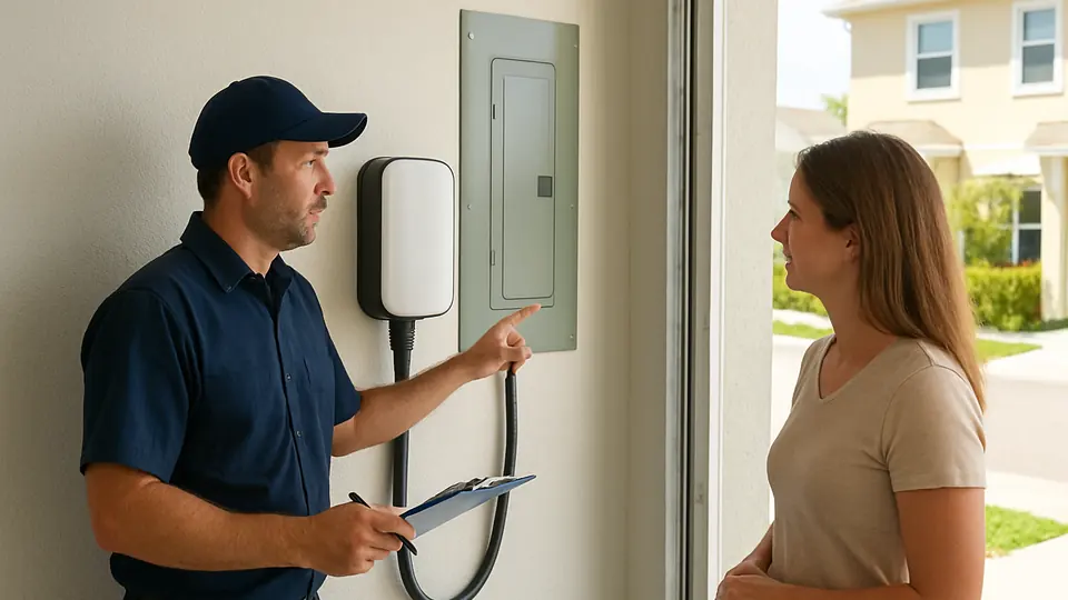 Level 2 EV Charger Panel Capacity in DeFuniak Springs