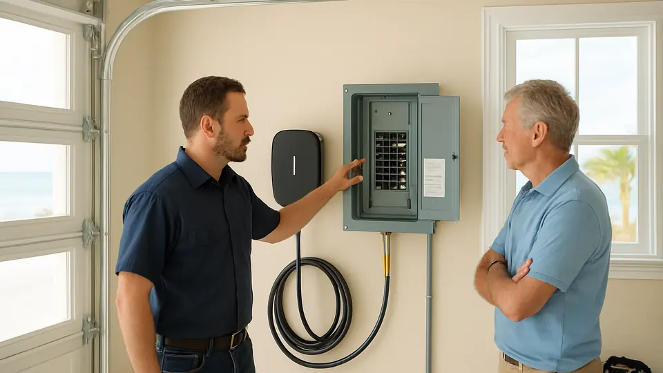 Level 2 EV Charger Panel Capacity in Freeport