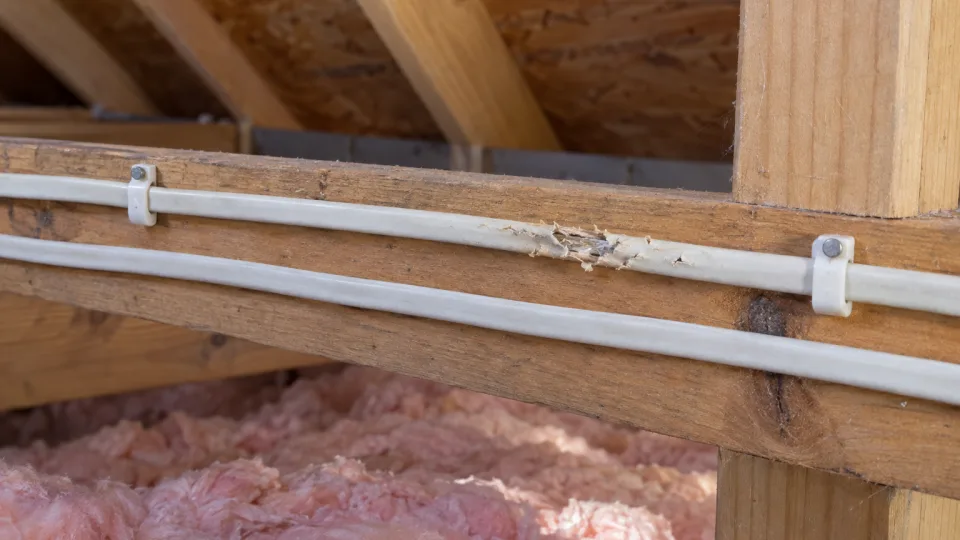 Rodent-Damaged Wiring in Santa Rosa Beach