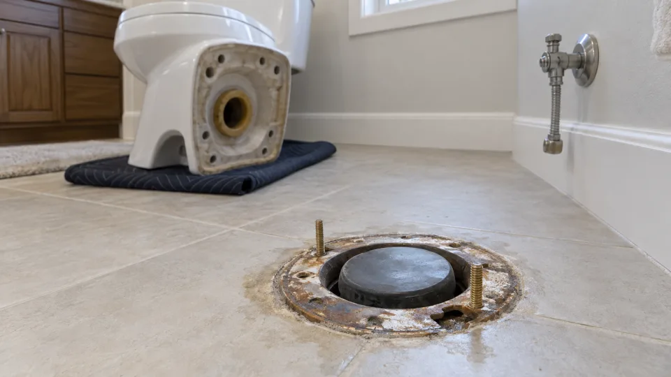 Toilet Base & Flange Repairs in Lynn Haven