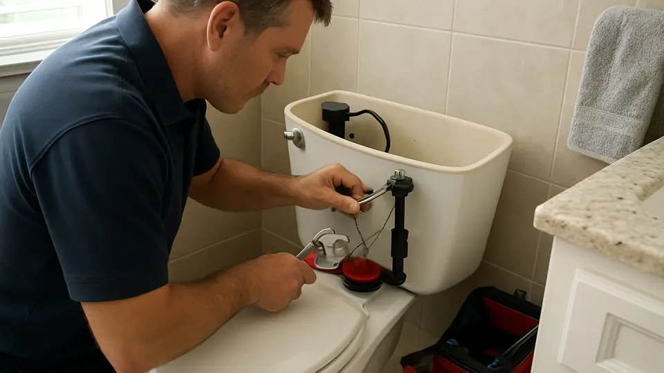 Why a Toilet Keeps Running in Upper Grand Lagoon