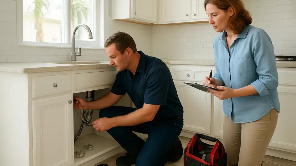 Home-Buying Plumbing Inspection in Wright