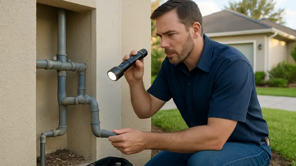 Identifying Polybutylene Plumbing in Camp Creek
